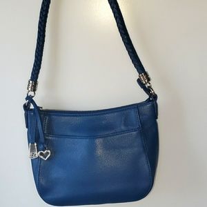 Brighton leather bag braided strap
